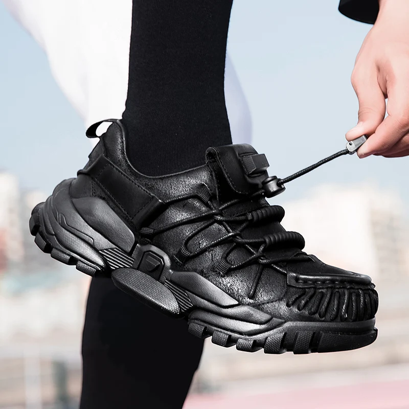 Fashion Men's Chunky Sneakers  - Sewing Latex recension och pris
