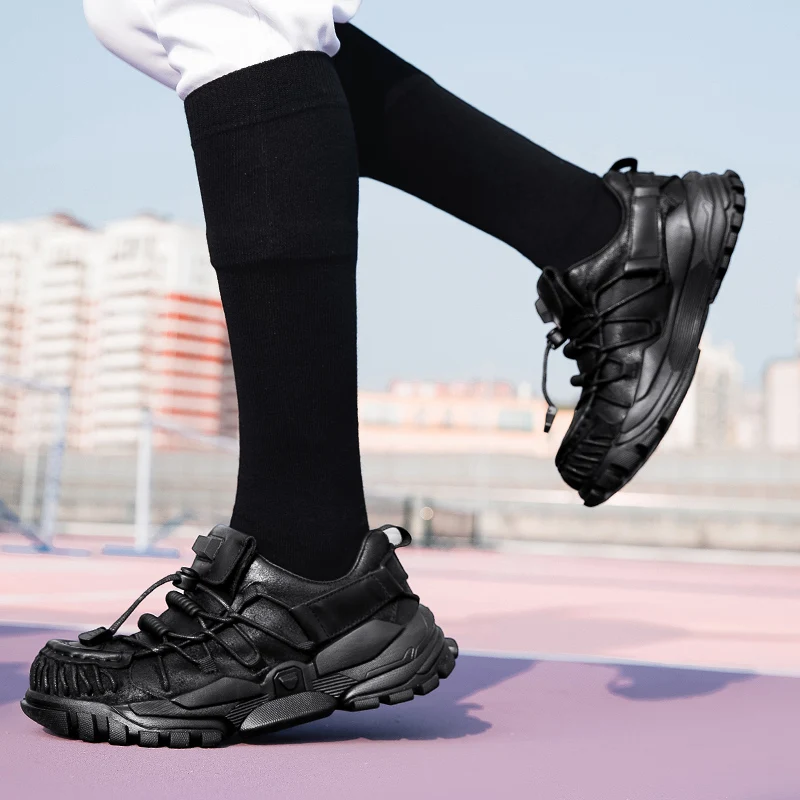 Fashion Men's Chunky Sneakers  - Sewing Latex recension och pris