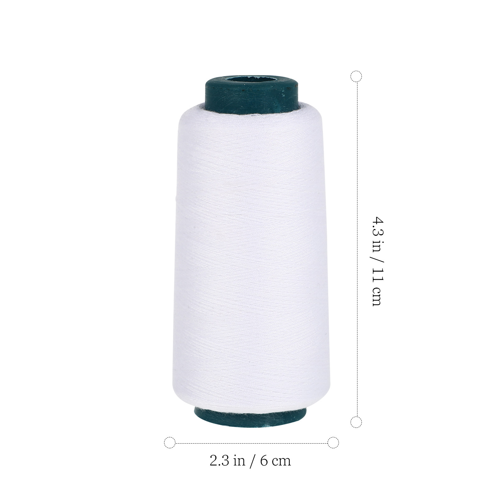 3000 Yards Bleached White Poly - Sewing Thread In Textile recension och pris