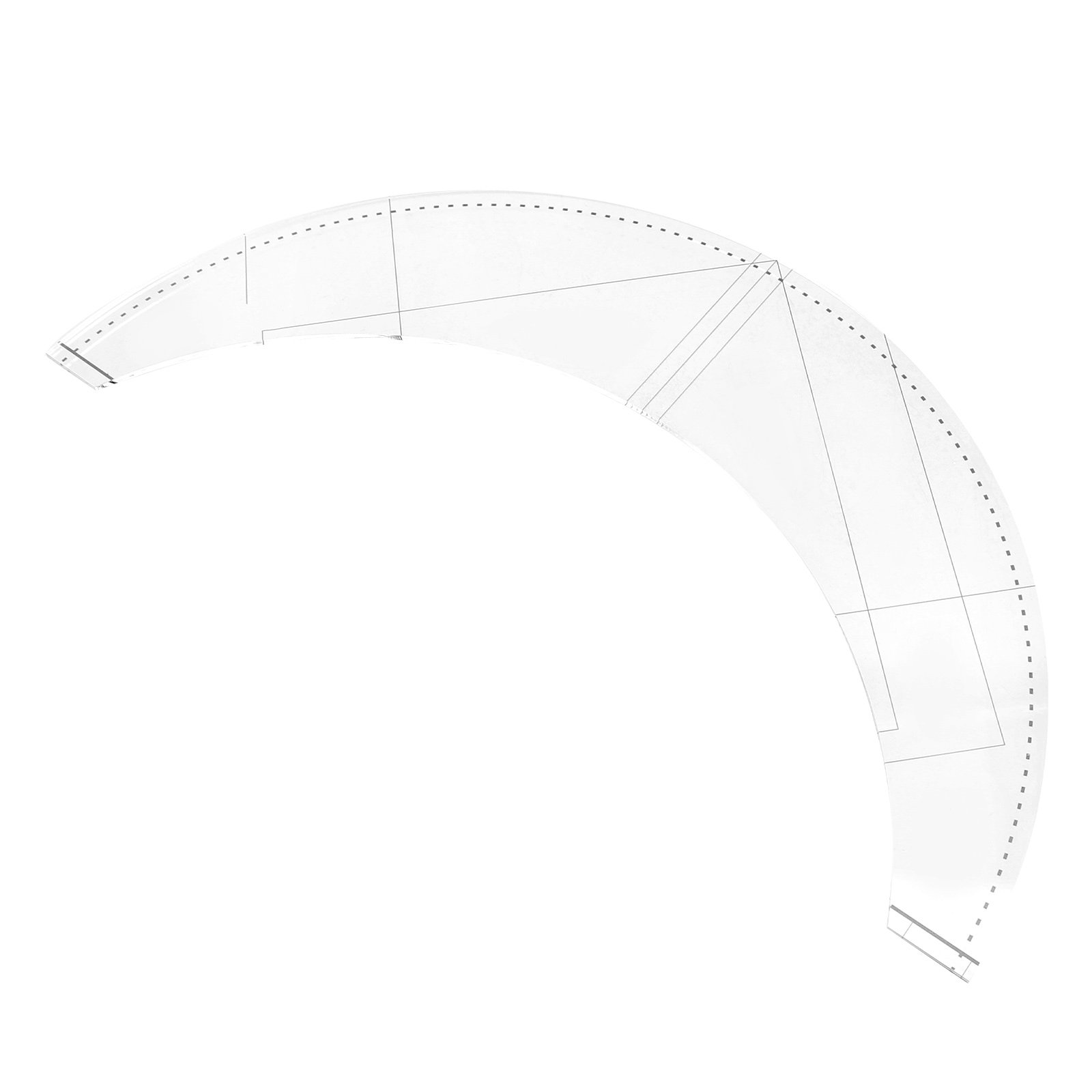Multifunctional Acrylic Patchw - Sewing Gauge Ruler recension och pris