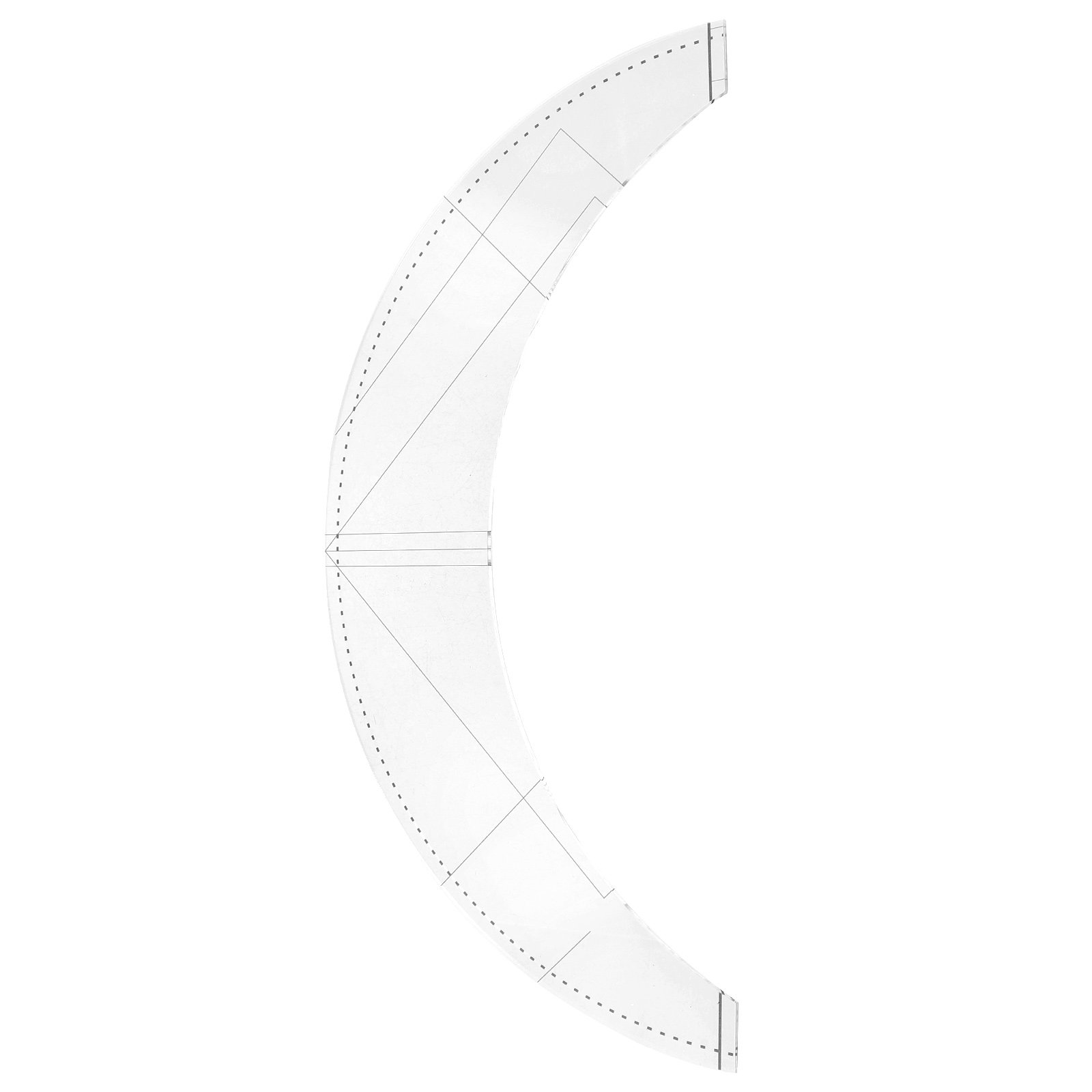 Multifunctional Acrylic Patchw - Sewing Gauge Ruler recension och pris