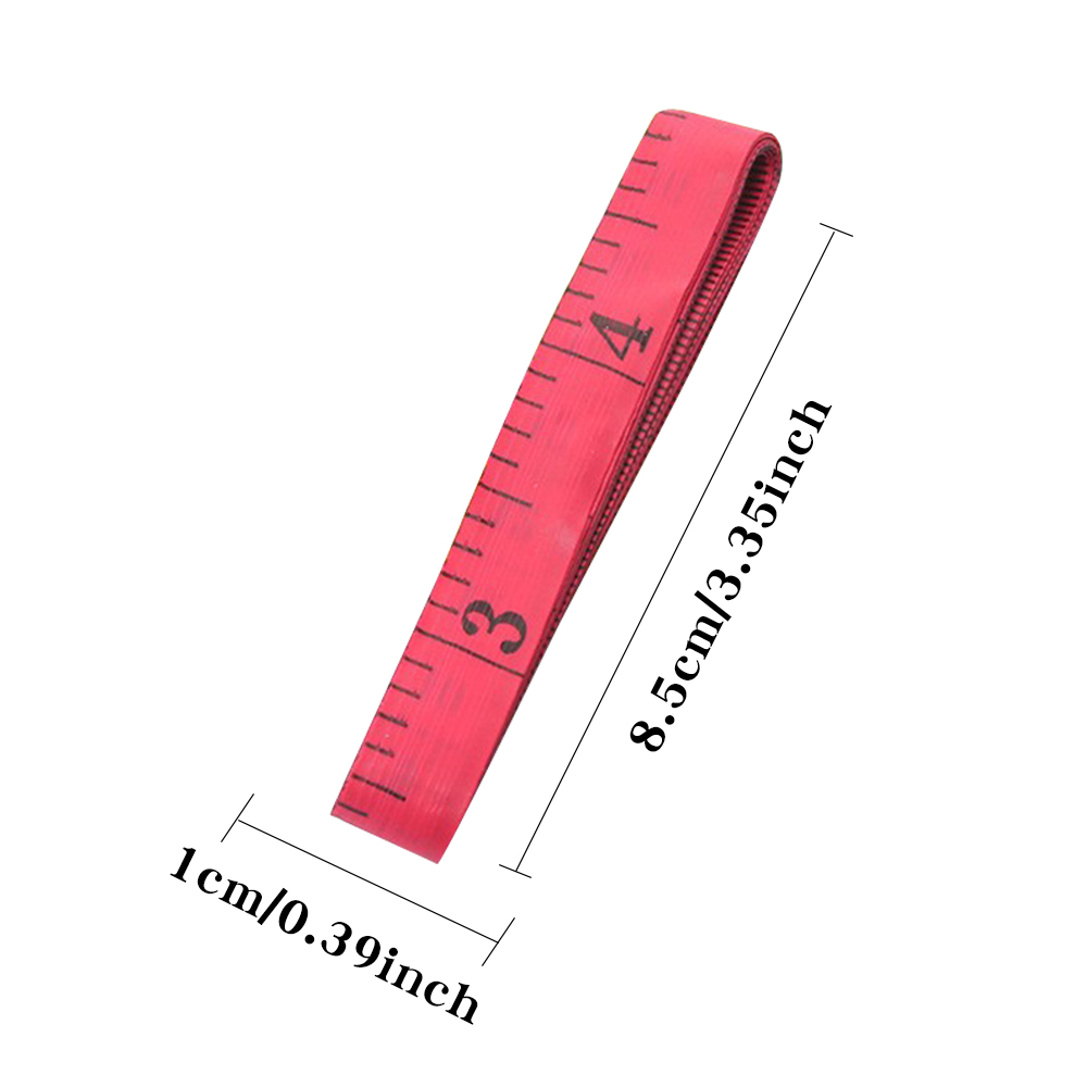 150cm/60 inch Red Double-Sided - Sewing Gauge Ruler recension och pris