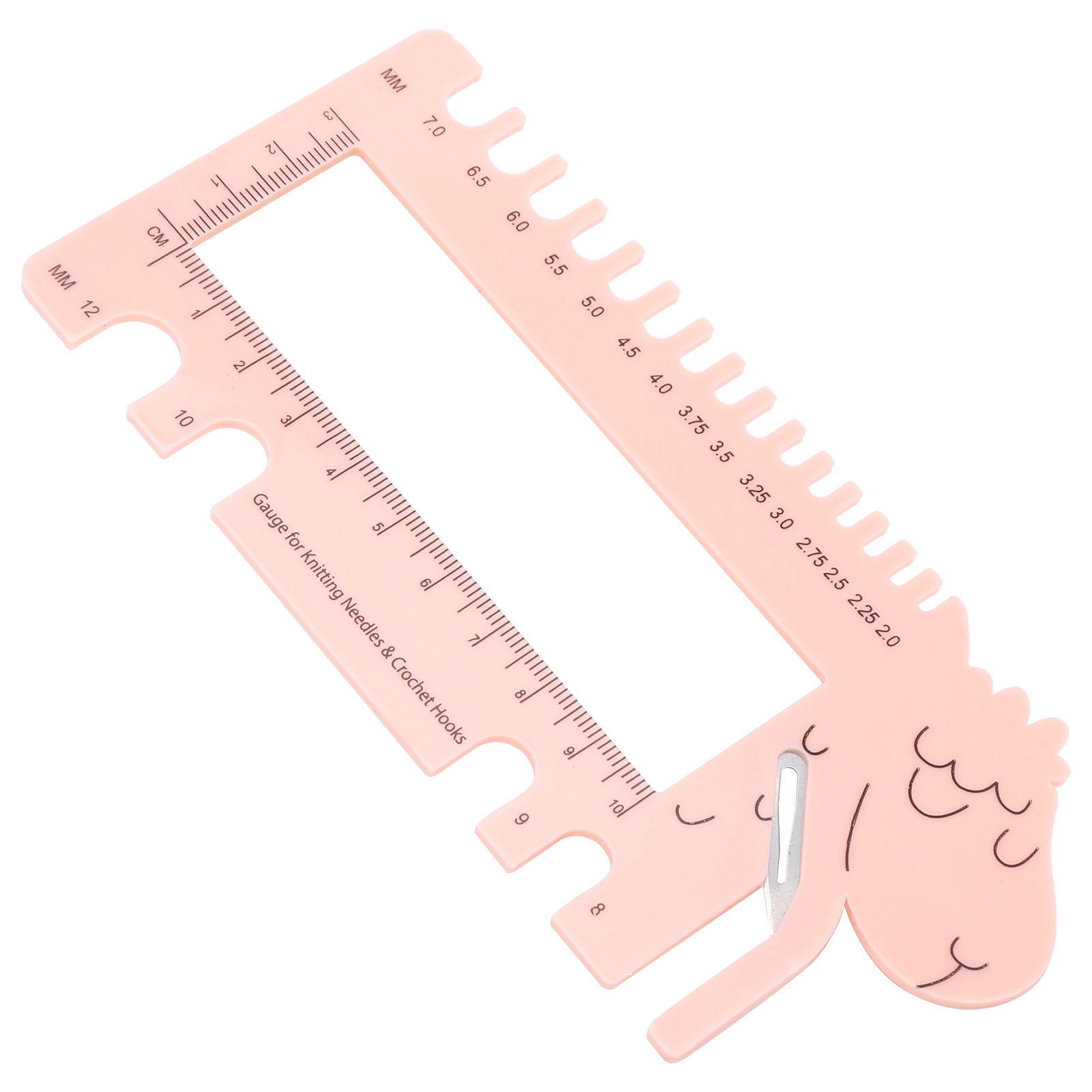 Ruler Plastic Sheep Shape Croc - Sewing Gauge Ruler recension och pris