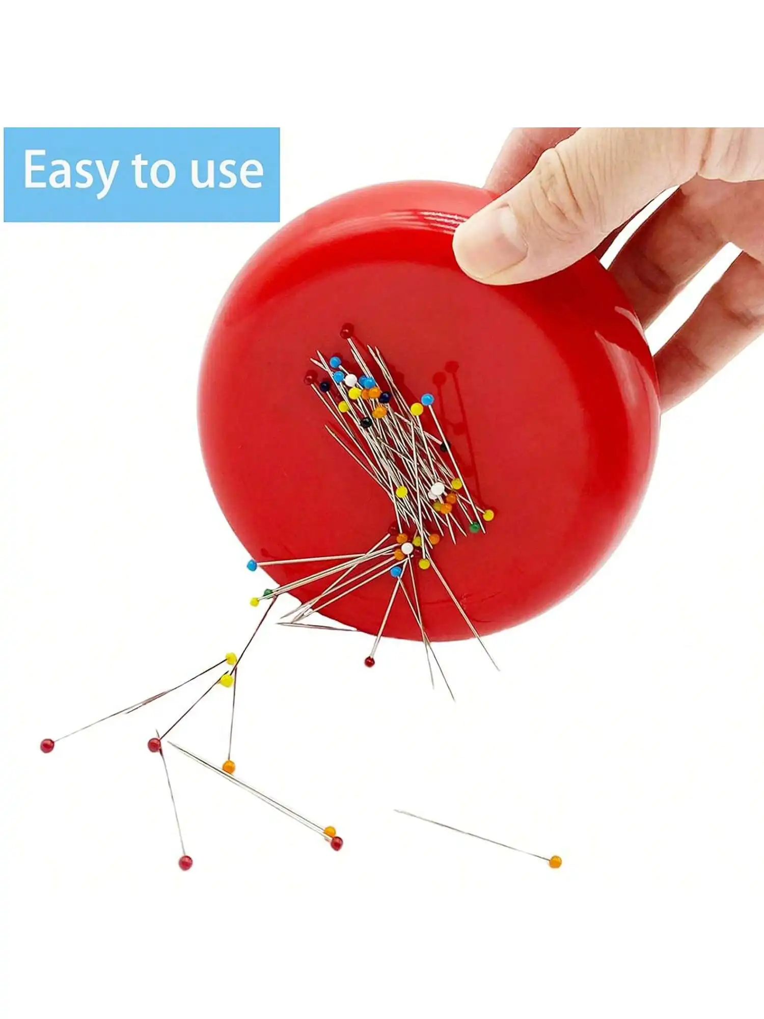 1PCS Magnetic Pin Cushion, Rou - Sewing Gauge Ruler recension och pris